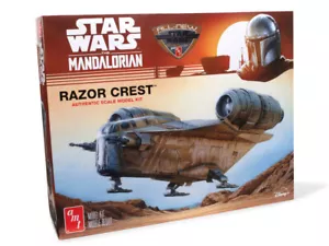 STAR WARS MANDALORIAN RAZOR CREST 1:72 SCALE MODEL KIT AMT1273 In Stock Now! - Picture 1 of 6