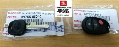 NEW OEM TOYOTA TUNDRA 2014-2017 TRANSMITTER KEY & KEYLESS ENTRY REMOTE FOB  - Image 1 of 2