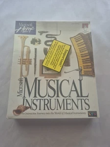 Microsoft Musical Instruments (1993) – Factory Sealed – Vintage Mac CD-ROM - Picture 1 of 11
