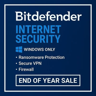 Bitdefender Internet Security - 3 Year 3 Devices Activation - Image 1 of 2