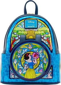 Mini mochila Loungefly Disney Princesa vitral Blancanieves EN MANO - NUEVA - Imagen 1 de 1