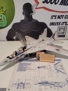 GI Joe Skystriker 1983, vehículo 100 % completo, con As x 2, tarjeta de archivo y planos - Imagen 1 de 20
