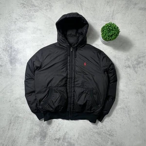 Chaqueta de invierno acolchada negra vintage Polo Ralph Lauren talla L - Imagen 1 de 16