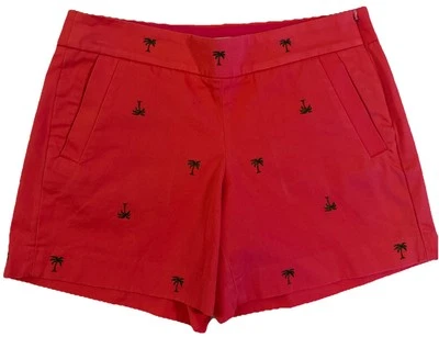 Шорты J Crew размер 4 боковые на молнии внутренний шов 5 дюймов талия 32 дюйма упаковка спереди/сзади средняя посадка - Изображение 1 из 4