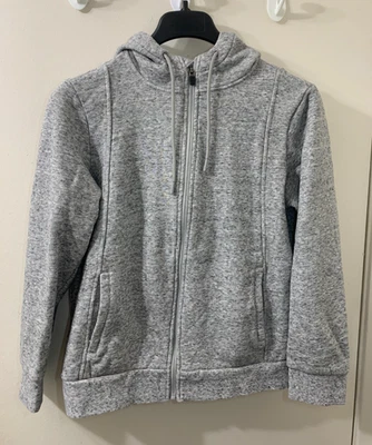 Figs Womens Essential Zip Hoodie M Heather Gray Jacket Pockets Nurse Uniform - Image 1 of 4