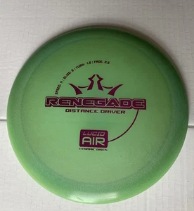Dynamic Discs Lucid Air Renegade Lightweight Green 160 Grams - Picture 1 of 4
