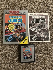 Donkey Kong Junior Atari 7800 CIB Complete