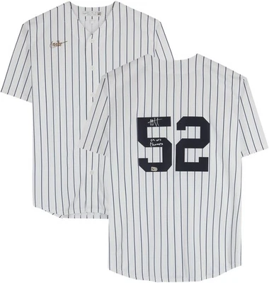 CC Sabathia New York Yankees Autographd Nike Cooperstown Replica Jersey w/Insc - Image 1 of 4