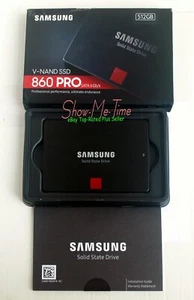 *Bajo Uso* Samsung 860 Pro 512GB 3D V-NAND SSD (MZ-76P512) 6Gb/s 2.5" 7mm Caja - Imagen 1 de 7