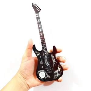 Miniature Guitar ESP Ouija Black Kirk Hammet Metallica 1/4 Scale #hh - Picture 1 of 3