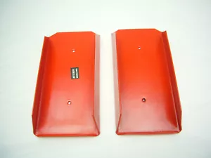 2 Unidad Soporte de Piedra Escape Sal Rojo Metal Stubbs Fabricado En Inglaterra - Imagen 1 de 1