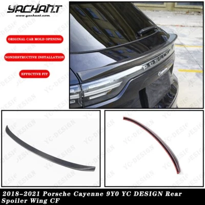 Alerón trasero de carbono para Porsche Cayenne 9Y0 YC DESIGN 18-21 alerón trasero Foto 1 de 4