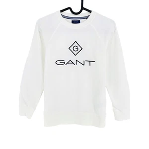 GANT Boys White Lock Up Crew Neck Sweater Jumper Size 13-14 Years 158/164 cm - Picture 1 of 8