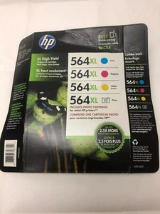 HP 564XL High Yield Original Ink Photo Combo Pack of 4 New Expired 05/2018 - Picture 1 of 5