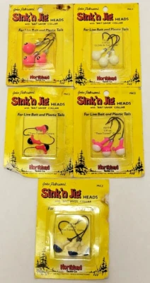 5 pacotes de isca de pesca Northland gabaritos de dois tons robalo novo estoque antigo 15 peças - Imagem 1 de 4