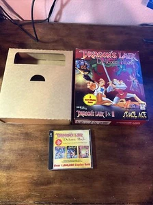 Dragon's Lair Deluxe Pack Space Age CD-ROM 1999 PC Game Big Box! - Picture 1 of 12