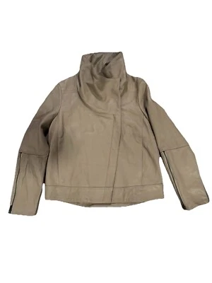 Кожаная байкерская куртка Helmut Lang Lamb размер БОЛЬШОЙ желтовато-коричневый - Изображение 1 из 4