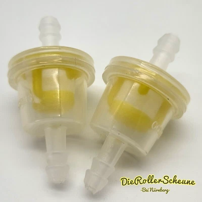 Kraftstofffilter 2x Benzinfilter Filter Roller Auto Motorrad Boot Quad 6mm 9106