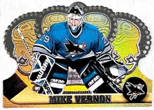Mike Vernon 1997-98 Pacific Crown Royale Silver Card #123