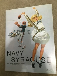 FM9-14 1981 SYRACUSE vs NAVY College Football Program - Picture 1 of 1