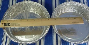 Aluminum Foil Pan 7" Round Disposable Baking Containers 80 Count New Stock. - Picture 1 of 4