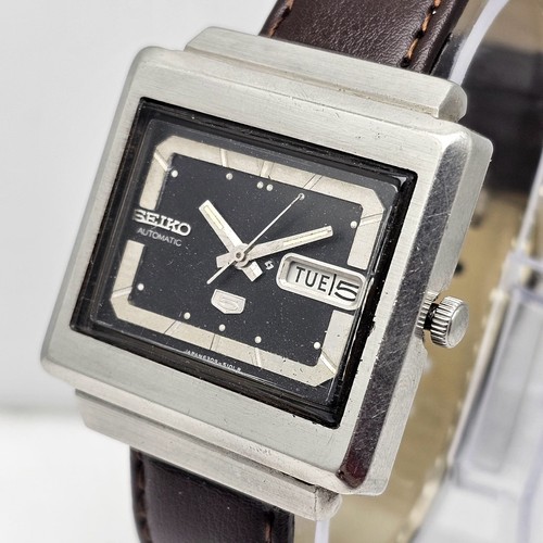 Vintage SEIKO 5 6309-5220 Automatic Day Date TV Dial Japan Men's