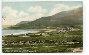 Douagh Dorf, Achill Island, Grafschaft Mayo Postkarte - Bild 1 von 2