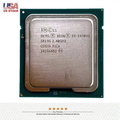 CPU Intel Xeon E5-2470 V2 E5-2470V2 2,4 GHz 10 núcleos 20 hilos L3-25 MB 2 un. Foto 1 de 3