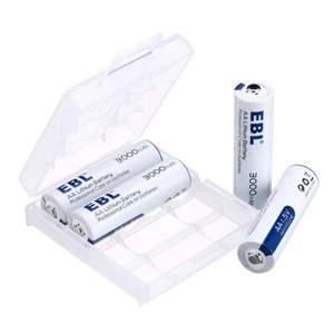 4x EBL 1.5V AA Battery 3000mAh Non-rechargeable Lithium Long Lasting - Picture 1 of 11