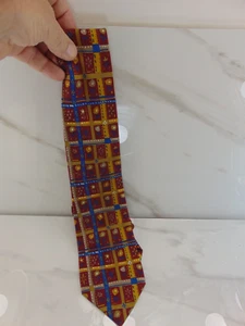 UNGARO PARIS MADE IN ITALY BEAUTIFUL MULTICOLOR TIE - DESIGNER SILK TIES. RARE - Picture 1 of 3