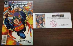 The Adventures of Superman (1987) #0 SIGNED by Barry Kitson with Notarized WOS - Picture 1 of 5