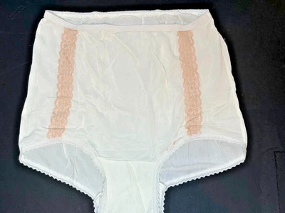 DE COLECCIÓN AÑOS 60 NYLON DE COLECCIÓN BRAGAS COMPLETAS ENCAJE TALLA S 5/6? Foto 1 de 4