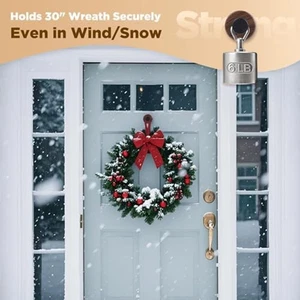 Heavy Duty Suction Cup Hooks 2 Pack No Drill For Use On Glass Metal Or Tile - Picture 1 of 9