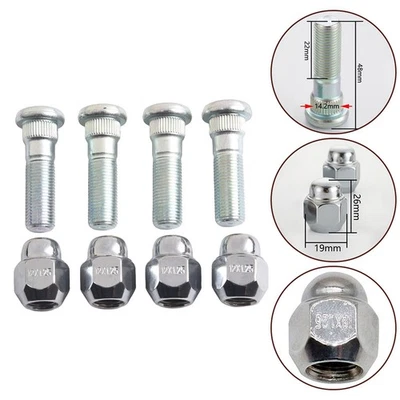 OEM Number Wheel Hub Bolt Stud & Nut Set for Forester 2009 2019 Set of 4 - Image 1 of 4