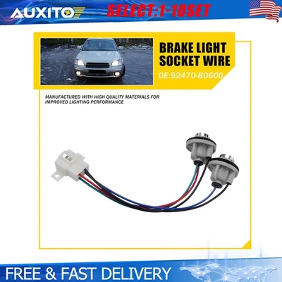 Soquete de luz de freio e chicote de fios para 00-04 Subaru Legacy Outback 2-10X - Imagem 1 de 4