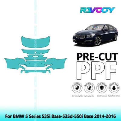  Paint Protection PPF Kit For BMW 5 Series 535i Base-535d-550i Base 2014-2016 - Image 1 of 4