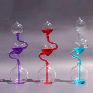 1 * Handkessel Birne Glas Flüssigkeit Halt Aufstieg Wissenschaft Experiment herzförmiges Design - Bild 1 von 13