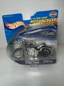 2000 Hot Wheels ~ 1:18 Motorcycle ~ Harley-Davidson Springer Softail - Picture 1 of 5