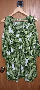 Camicetta stile poncho Show Me Your Mumu donna spalle scoperte taglia XSmall verde - Foto 1 di 7