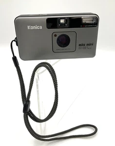 Konica Big Mini 35mm film compact camera silver for spares or repair C1 - Picture 1 of 10