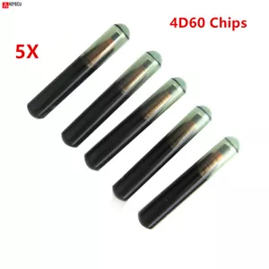 5PCS ID4D60 4D60 80BIT GLASS Transponder Chip for Ford Fiesta Focus Ka Mondeo - Picture 1 of 4
