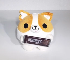 Zuru Snackles BENJI Corgi Hund Welpe mit Schokolade Hershey's Bar Plüschtier 5 Zoll EUC - Bild 1 von 8