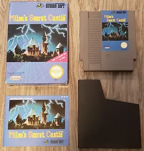 Milon's Secret Castle - Nintendo NES - Complete In Box CIB - Circle Seal - Picture 1 of 24