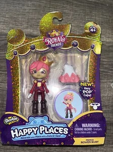 New Shopkins Royal Trends Prince Rowen Ruby Happy Places Set - Picture 1 of 2