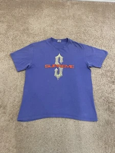 Supreme Diamonds Tee Herren Light Purple T-Shirt Size Medium USA Made - Bild 1 von 4