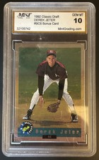 1992 Classic Draft Pick Foil Bonus DEREK JETER ROOKIE RC LOW POP 10 GEM MINT