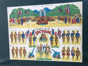 Planche à découper Défilé de la victoire Champs Elysées Libération - Picture 1 of 1