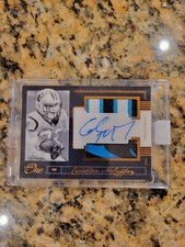 2018 Panini One Christian McCaffrey Auto Patch Card 5/49 Jersey Match🔥🔥SSP