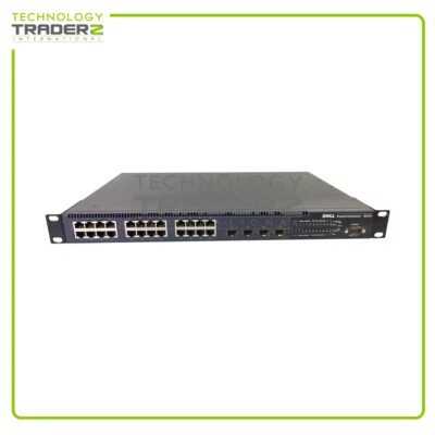 3N359 Dell PowerConnect 5224 24-Port Managed Gigabit Ethernet Switch W/ Ears - Image 1 of 3