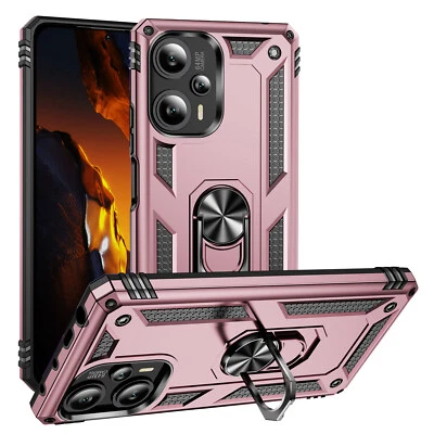 Funda magnética con soporte híbrido de lujo para XiaoMi Poco F5 + Protector de pantalla Foto 1 de 4